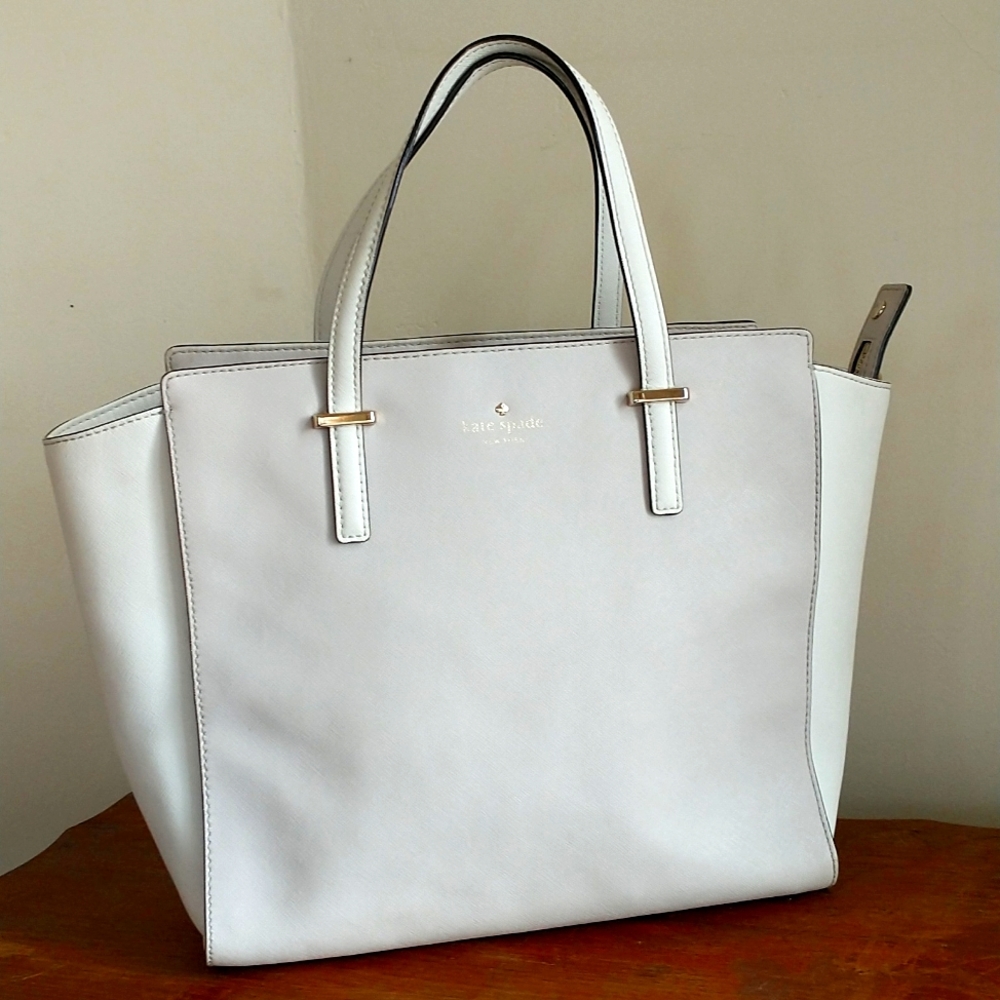 Kate Spade Pale Dusty Pink and Cream Medium Handbag